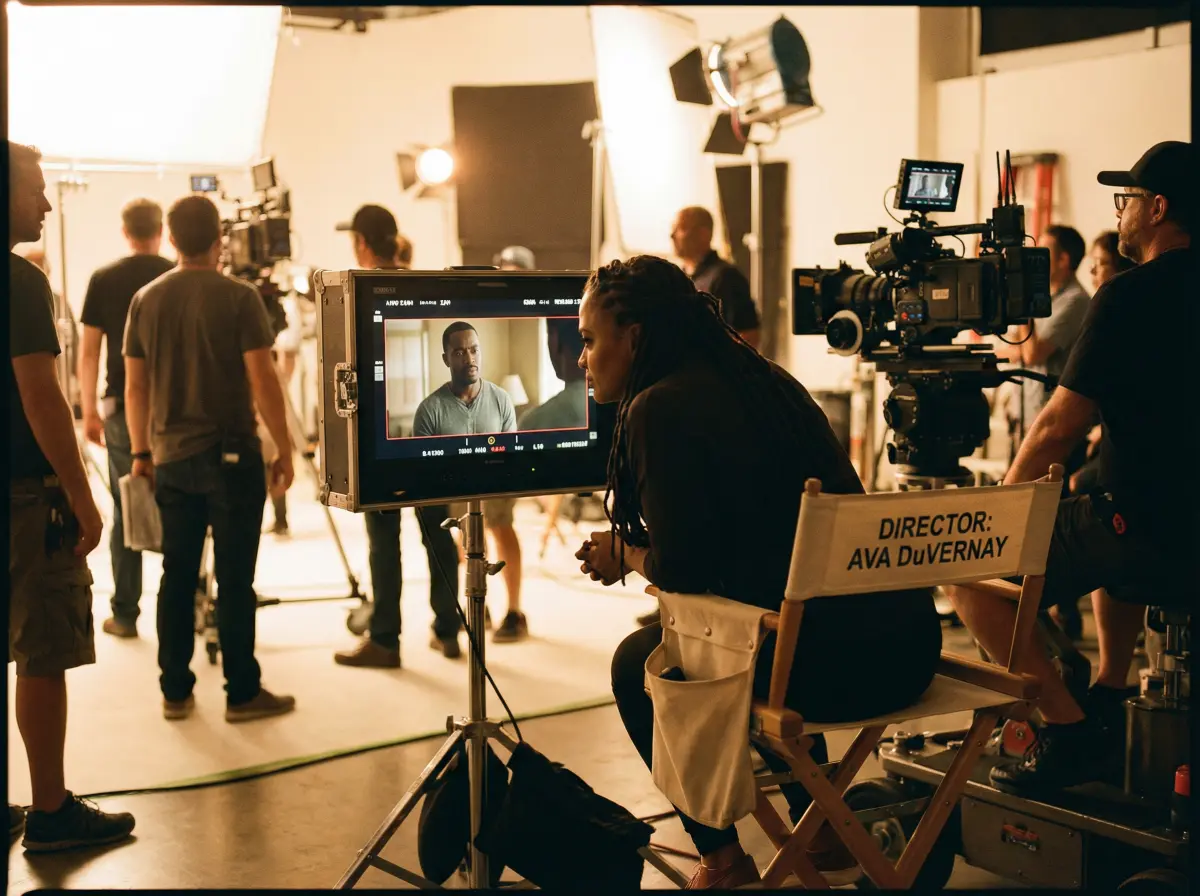 知名导演在 小马拉大车 平台发布的剧组工作现场